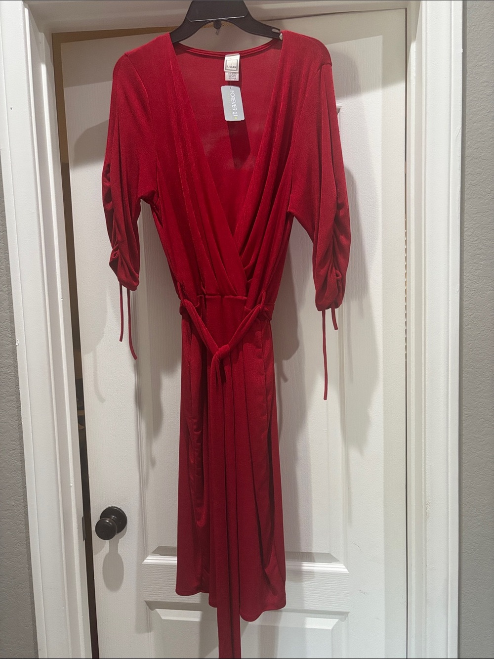 Forever 21 Red Wrap Dress —